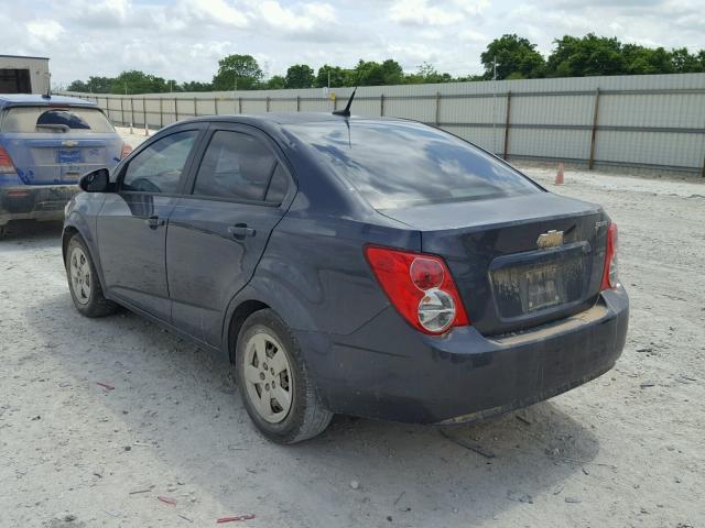 1G1JA5SH6D4157072 - 2013 CHEVROLET SONIC LS 灰色 照片 3