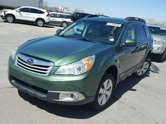 4S4BRBCCXB3344982 - 2011 SUBARU OUTBACK 2. GREEN photo 2