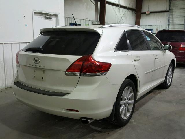 4T3ZE11A69U007470 - 2009 TOYOTA VENZA BASE WHITE photo 4