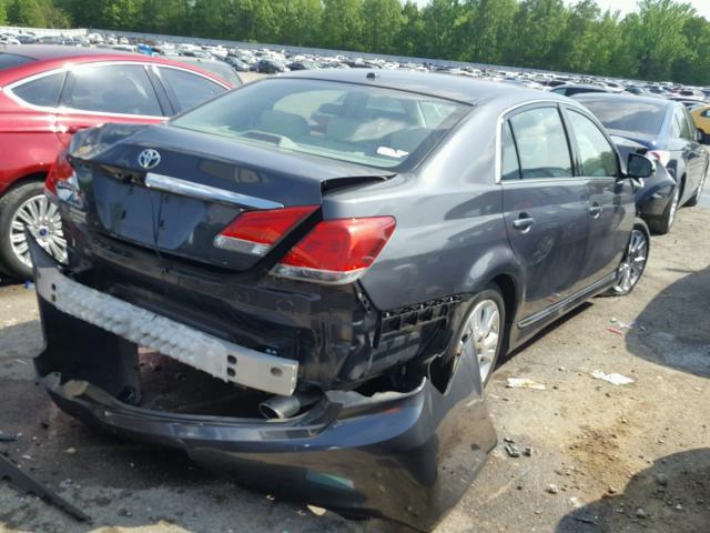 4T1BK3DB5BU407982 - 2011 TOYOTA AVALON BAS GRAY photo 4