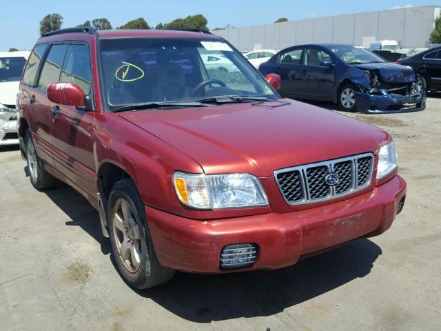 JF1SF65692H714274 - 2002 SUBARU FORESTER S RED photo 1