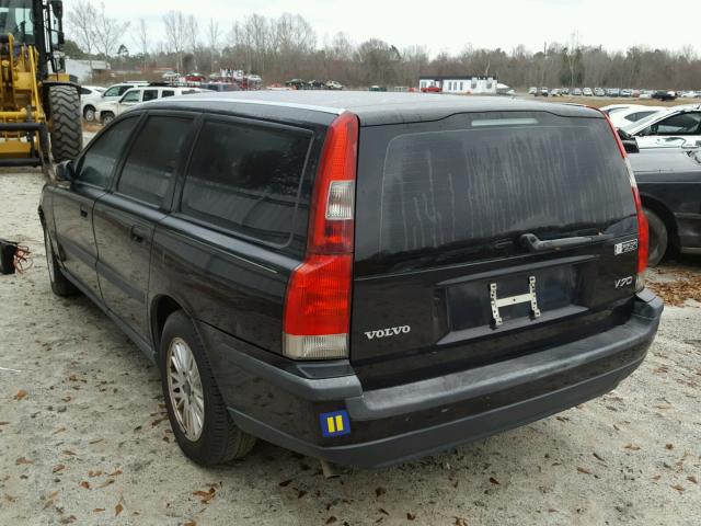 YV1SW61T842359460 - 2004 VOLVO V70 BLACK photo 3