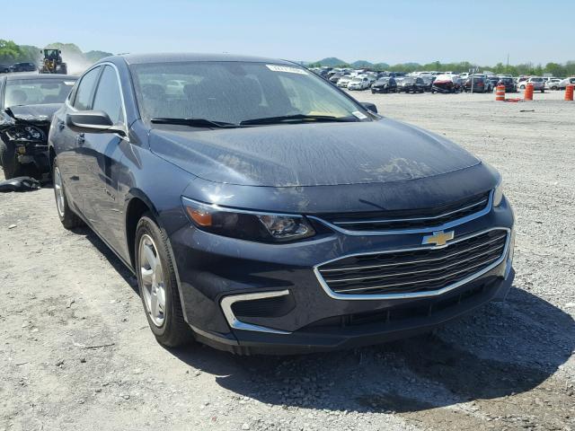 1G1ZB5ST1JF169215 - 2018 CHEVROLET MALIBU LS BLUE photo 1
