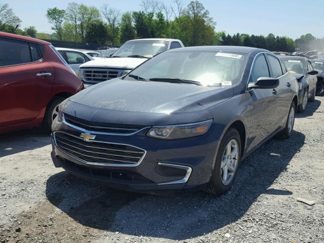 1G1ZB5ST1JF169215 - 2018 CHEVROLET MALIBU LS BLUE photo 2