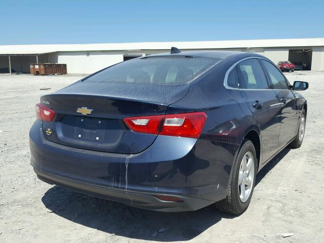 1G1ZB5ST1JF169215 - 2018 CHEVROLET MALIBU LS BLUE photo 4