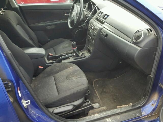 JM1BK323271753755 - 2007 MAZDA 3 S BLUE photo 5