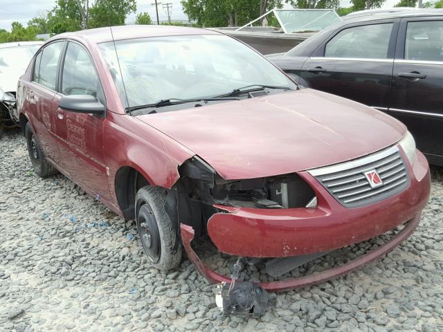 1G8AJ55F26Z147088 - 2006 SATURN ION LEVEL RED photo 1