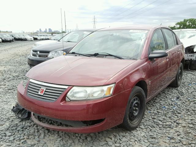 1G8AJ55F26Z147088 - 2006 SATURN ION LEVEL RED photo 2