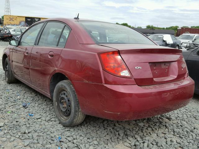 1G8AJ55F26Z147088 - 2006 SATURN ION LEVEL RED photo 3