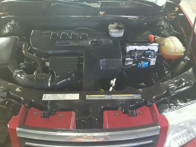 1G8AJ55F26Z147088 - 2006 SATURN ION LEVEL RED photo 7