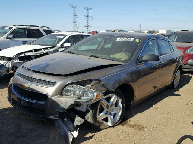 1G1ZB5E0XCF208601 - 2012 CHEVROLET MALIBU LS 灰色 照片 2