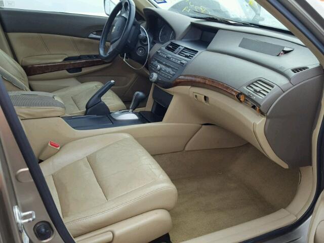 JHMCP26868C067504 - 2008 HONDA ACCORD EXL GOLD photo 5