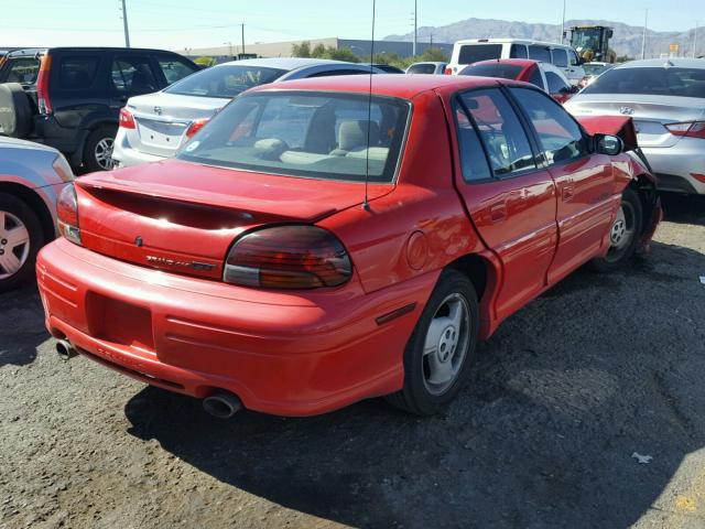 1G2NW52M6VC732516 - 1997 PONTIAC GRAND AM G RED photo 4