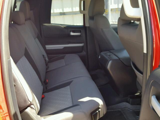 5TFRY5F19FX175697 - 2015 TOYOTA TUNDRA DOU RED photo 6