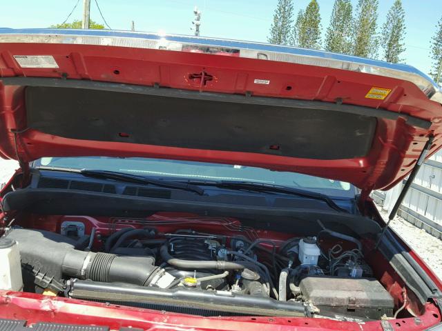 5TFRY5F19FX175697 - 2015 TOYOTA TUNDRA DOU RED photo 7