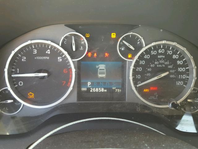 5TFRY5F19FX175697 - 2015 TOYOTA TUNDRA DOU RED photo 8