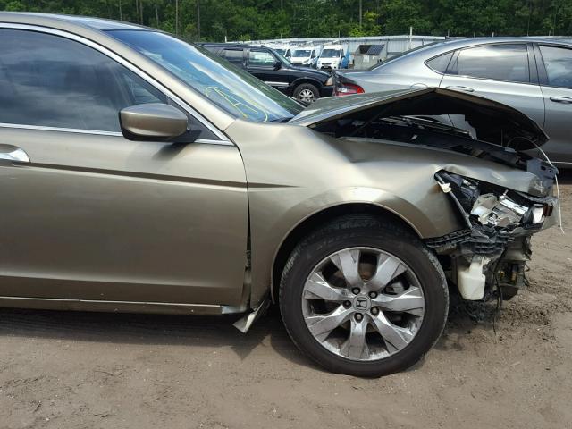 1HGCP36888A004764 - 2008 HONDA ACCORD EXL GRAY photo 9