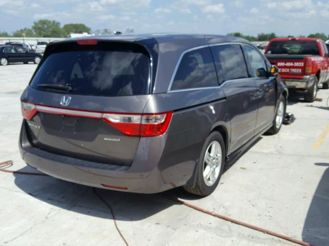 5FNRL5H90BB060461 - 2011 HONDA ODYSSEY TO GRAY photo 4