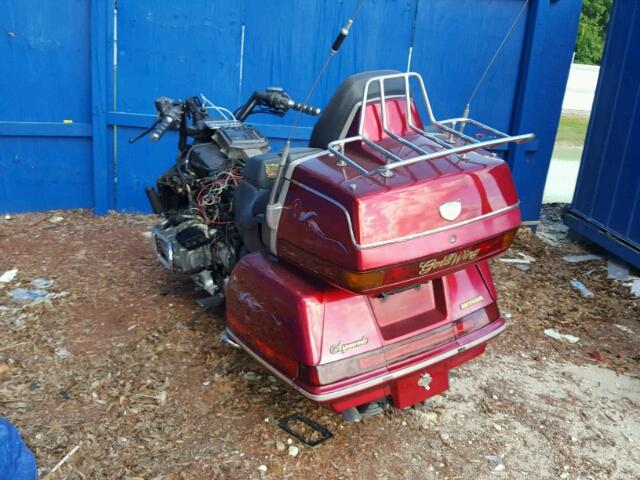 1HFSC2200NA401208 - 1992 HONDA GL1500 A RED photo 3