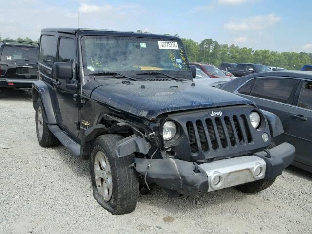 1C4AJWBG3EL180904 - 2014 JEEP WRANGLER S BLACK photo 1