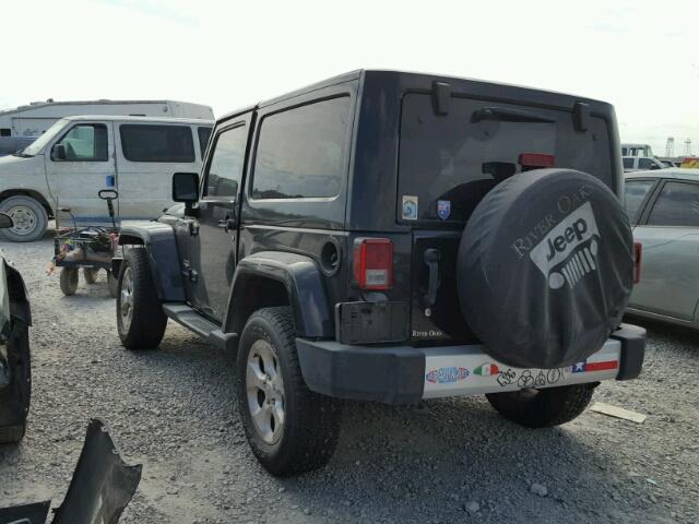 1C4AJWBG3EL180904 - 2014 JEEP WRANGLER S BLACK photo 3