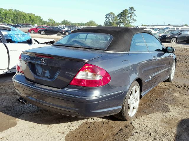 WDBTK56F59F263190 - 2009 MERCEDES-BENZ CLK 350 GRAY photo 4