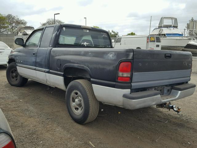 3B7HC13Y6YG141406 - 2000 DODGE RAM 1500 BLACK photo 3