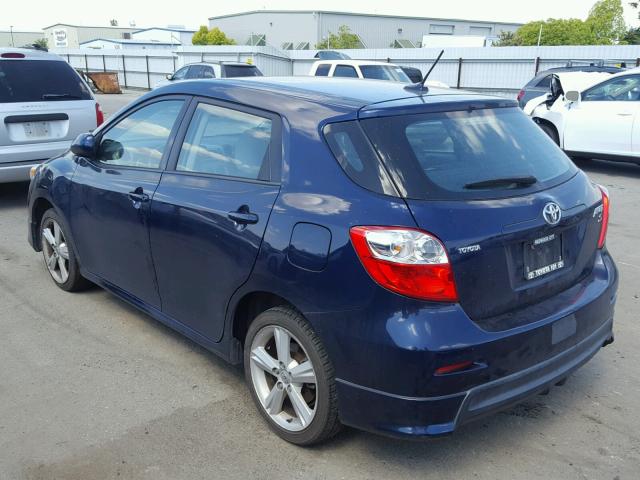 2T1KE40E99C003883 - 2009 TOYOTA COROLLA MA BLUE photo 3