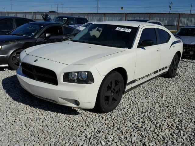 2B3KA43R87H819188 - 2007 DODGE CHARGER SE WHITE photo 2