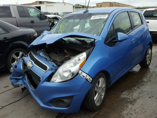 KL8CD6S95DC586949 - 2013 CHEVROLET SPARK 1LT BLUE photo 2