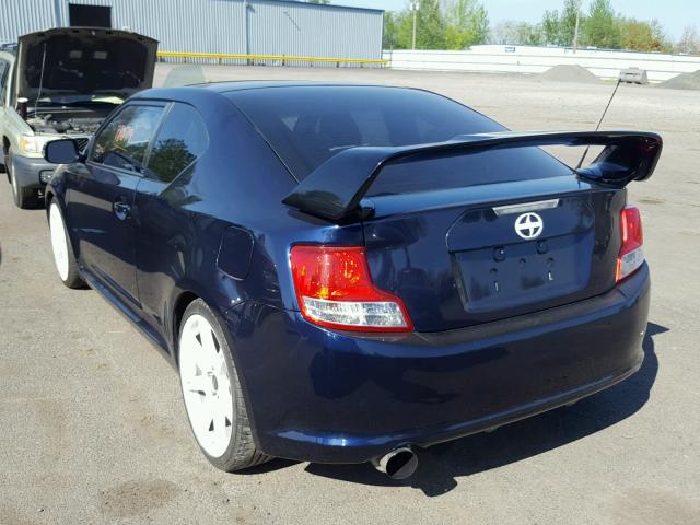JTKJF5C75C3037405 - 2012 TOYOTA SCION TC 蓝色 照片 3