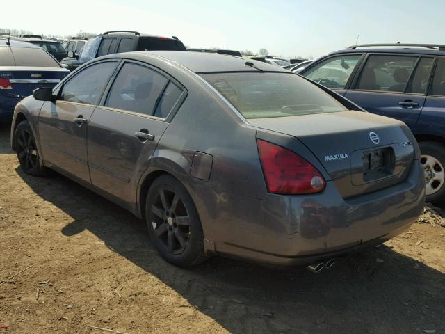 1N4BA41E14C910905 - 2004 NISSAN MAXIMA SE GRAY photo 3