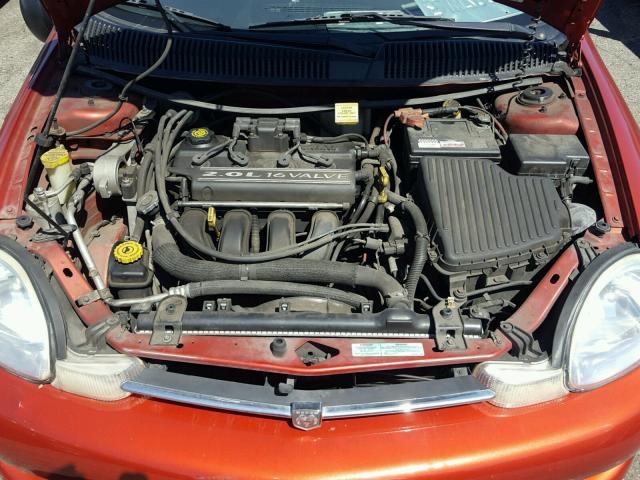 1B3ES46C6YD636243 - 2000 DODGE NEON BASE ORANGE photo 7