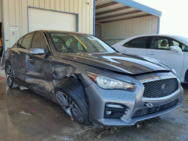 JN1AV7AP2EM692226 - 2014 INFINITI Q50 HYBRID GRAY photo 1