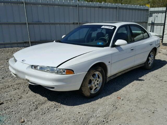 1G3WS52H7XF343111 - 1999 OLDSMOBILE INTRIGUE G WHITE photo 2