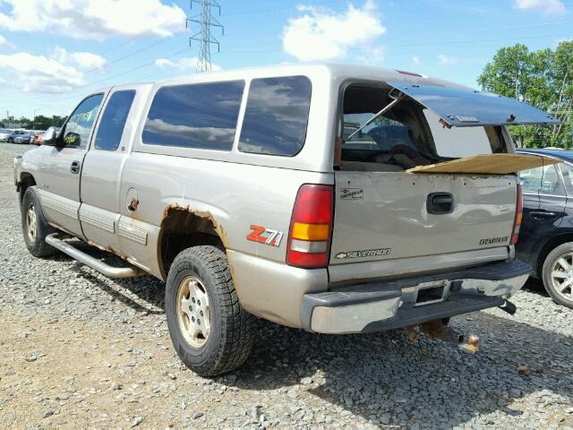 1GCEK19T4YE101978 - 2000 CHEVROLET SILVERADO TAN photo 3