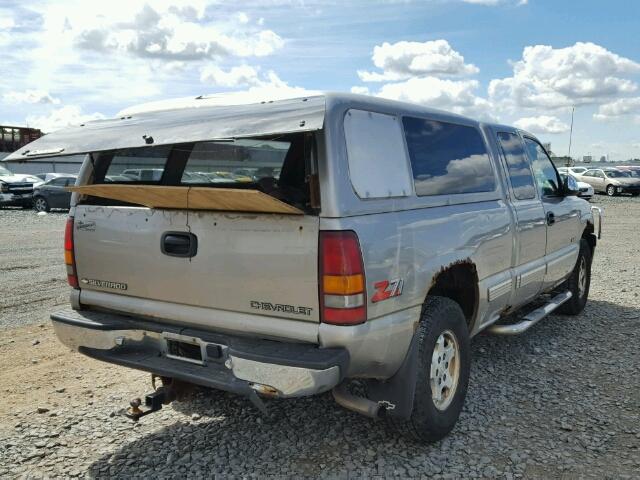 1GCEK19T4YE101978 - 2000 CHEVROLET SILVERADO TAN photo 4