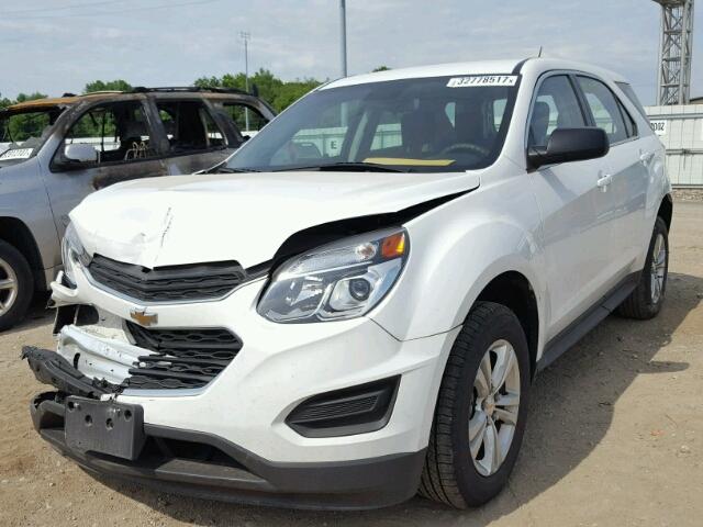 2GNFLEEK4G6223305 - 2016 CHEVROLET EQUINOX LS WHITE photo 2