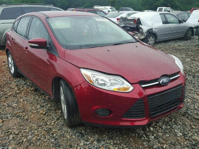 1FADP3K2XEL318944 - 2014 FORD FOCUS SE RED photo 1