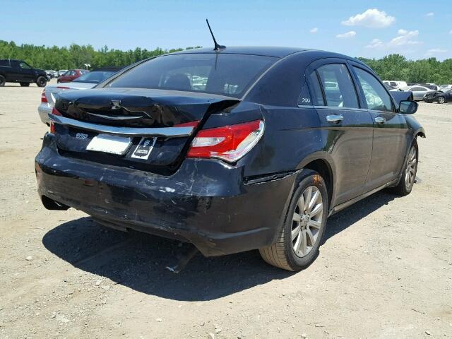 1C3CCBCG4DN653016 - 2013 CHRYSLER 200 LIMITE BLACK photo 4