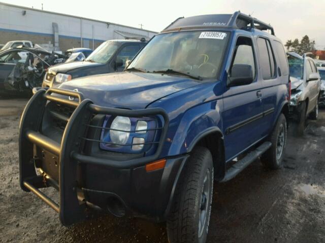 5N1MD28Y73C670350 - 2003 NISSAN XTERRA SE BLUE photo 2