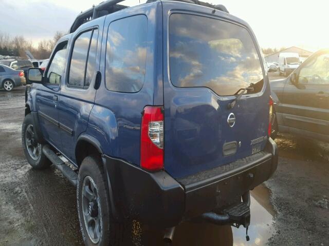 5N1MD28Y73C670350 - 2003 NISSAN XTERRA SE BLUE photo 3