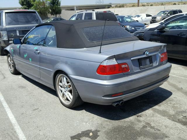 WBABW53434PL44693 - 2004 BMW 330 CI SILVER photo 3
