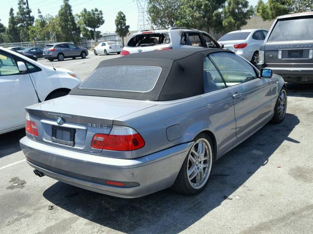 WBABW53434PL44693 - 2004 BMW 330 CI SILVER photo 4