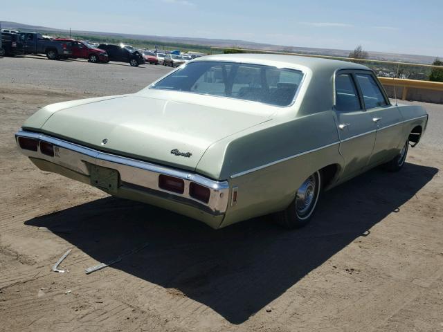 156699J289295 - 1969 CHEVROLET BELAIR GREEN photo 4