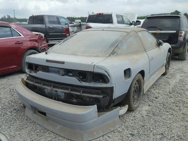 JN1MS36P8MW012291 - 1991 NISSAN 240SX BASE GRAY photo 4