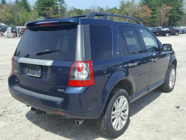 SALFT24N59H130480 - 2009 LAND ROVER LR2 HSE TE BLUE photo 4