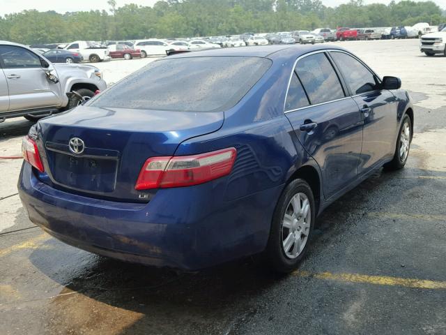 4T1BE46K07U065438 - 2007 TOYOTA CAMRY NEW BLUE photo 4