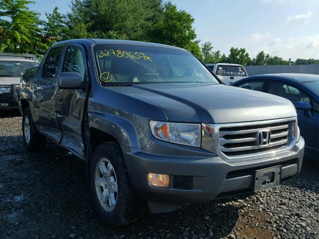 5FPYK1F4XCB460275 - 2012 HONDA RIDGELINE GRAY photo 1