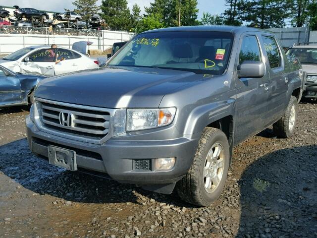 5FPYK1F4XCB460275 - 2012 HONDA RIDGELINE GRAY photo 2